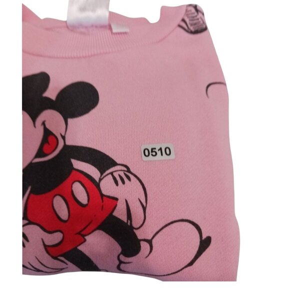 Disney 100 Pink Mickey Mouse Sweatshirt Pink/blk/redMedium - Picture 12 of 12